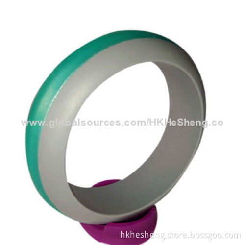2014 New Developed Qualified Food-grade Silicone Bangles, BPA-free